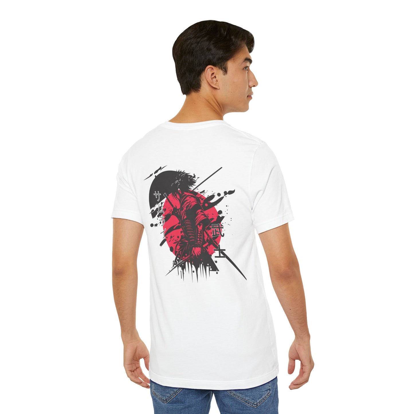 Japanese Samurai | Unisex Short Sleeve T-Shirt, Cool Streetwear, Unique Gift, Festival Outfits, Casual Wear
