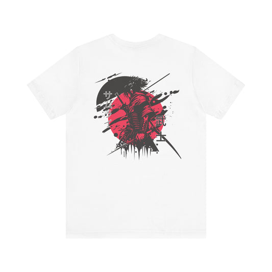Japanese Samurai | Unisex Short Sleeve T-Shirt, Cool Streetwear, Unique Gift, Festival Outfits, Casual Wear