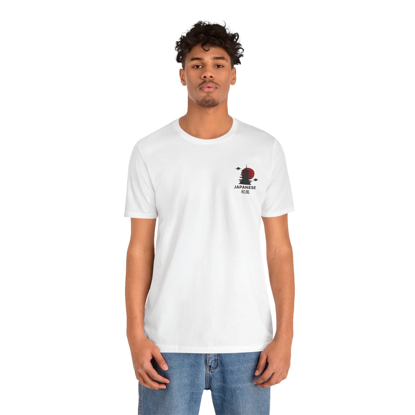 Japanese Unisex T-Shirt, Minimalist Tee, Streetwear, Casual Wear, Cool Graphic Tee