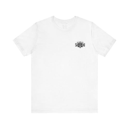 Japanese Samurai | Unisex Short Sleeve T-Shirt, Cool Streetwear, Unique Gift, Festival Outfits, Casual Wear